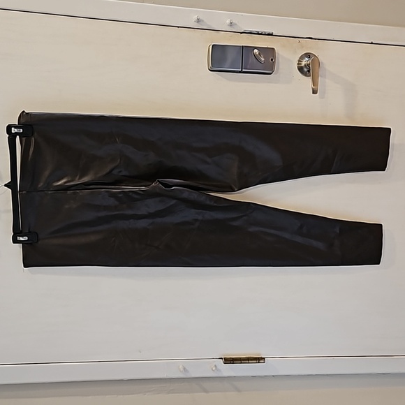 Joie Brown Faux Leather Contemporary Fit Leggings XL NWOT - Picture 4 of 8